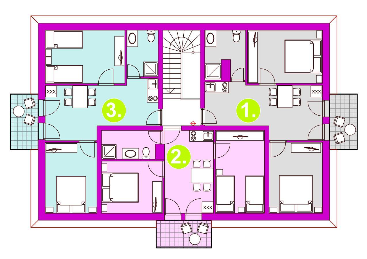 Albizia Apartments Balatonfured Luaran gambar